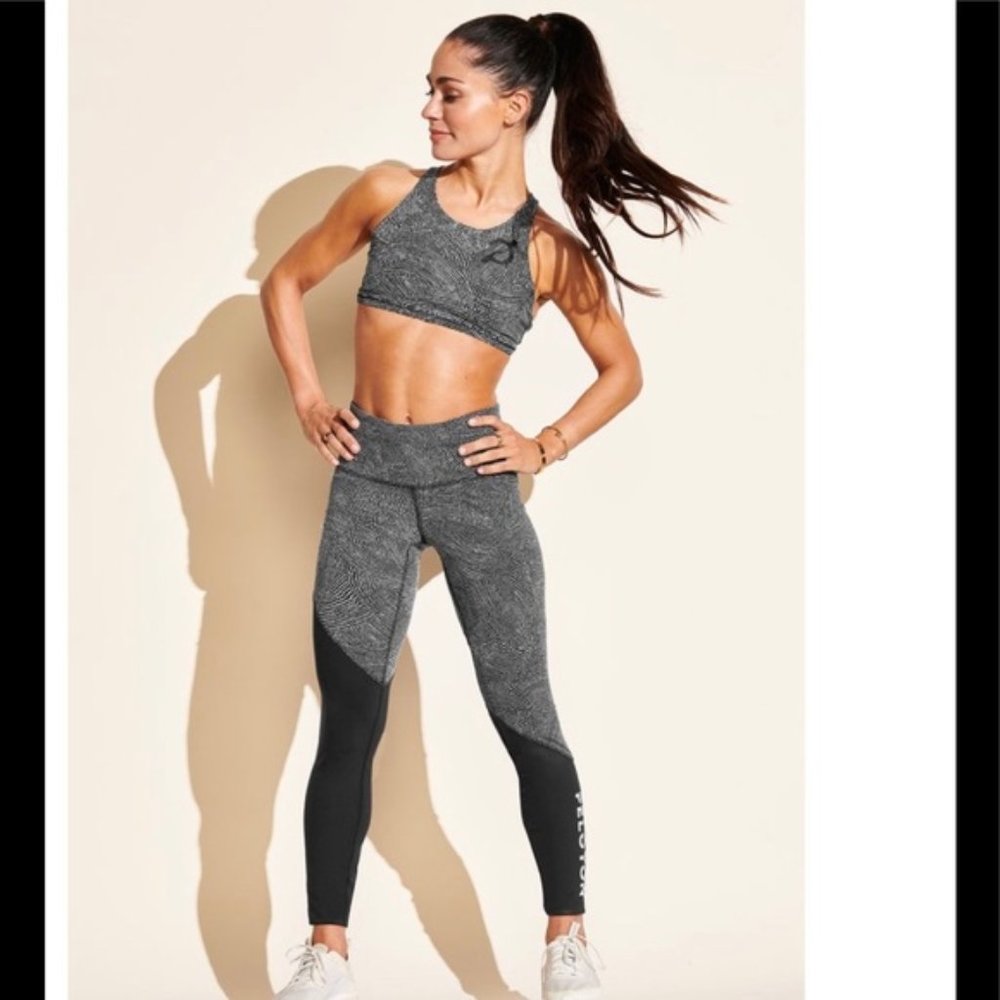 Peloton+Lululemon Wunder Under + Sports Bra Sz8